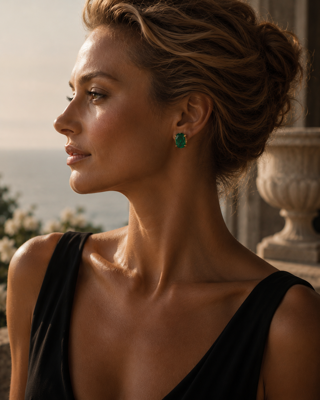 Emerald earrings
