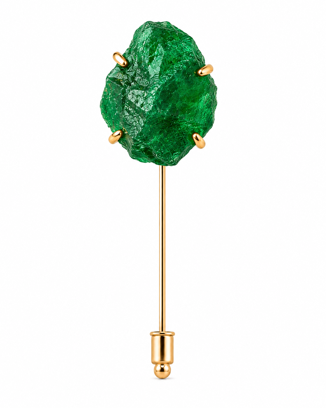 Emerald Lapel Pin