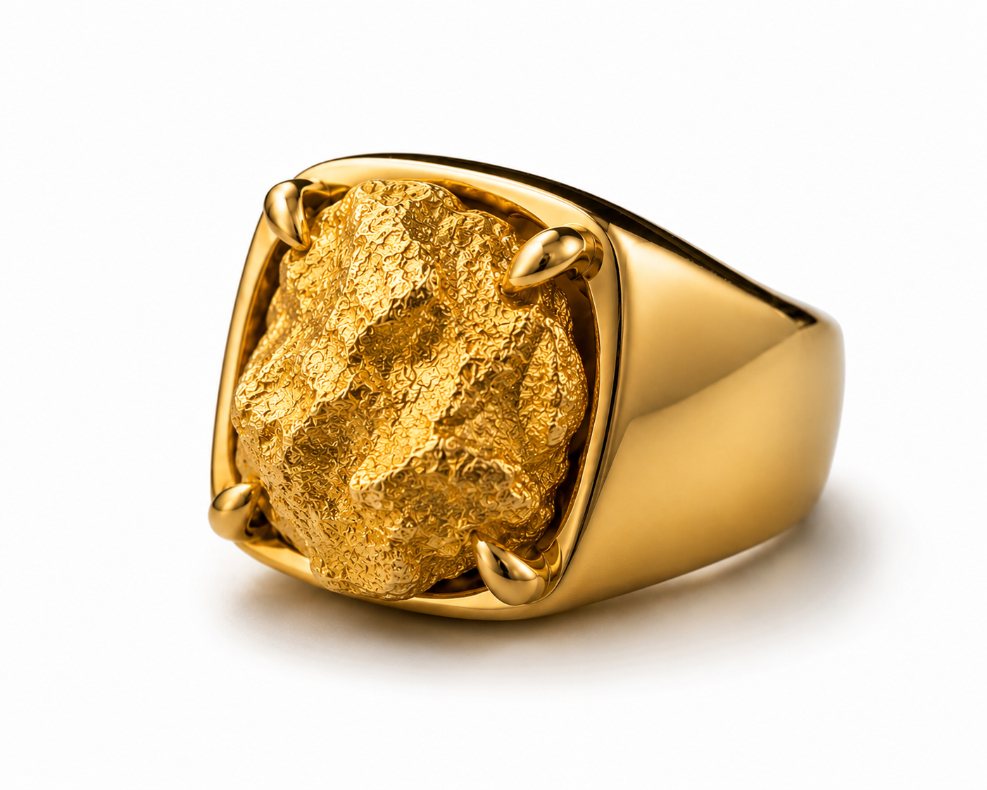 Raw Gold Ring