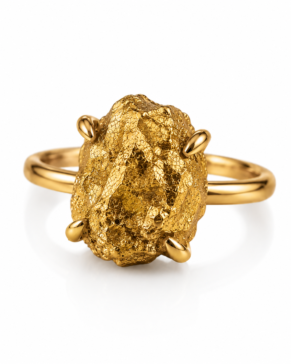 Raw Gold Ring